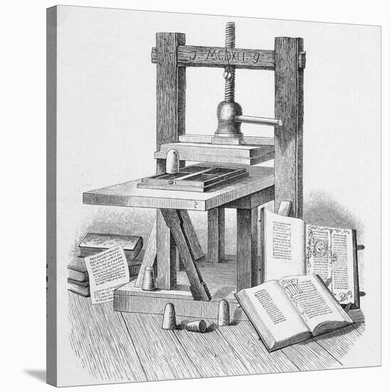 Gutenberg's Press-null-Stretched Canvas