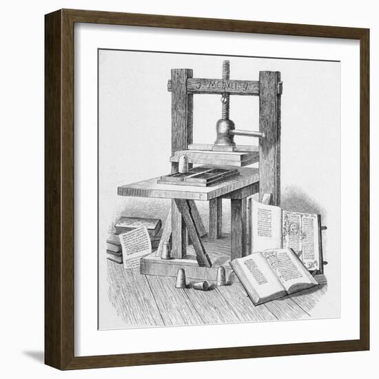 Gutenberg's Press-null-Framed Photographic Print