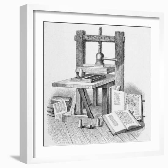 Gutenberg's Press-null-Framed Photographic Print