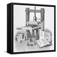 Gutenberg's Press-null-Framed Stretched Canvas