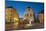 Gutenberg Square at Dusk, Gyor, Western Transdanubia, Hungary, Europe-Ian Trower-Mounted Photographic Print