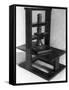 Gutenberg Type Printing Press-null-Framed Stretched Canvas
