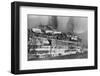 Gutted Hull of Oceanliner, Qn. Elizabeth-null-Framed Photographic Print