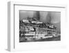 Gutted Hull of Oceanliner, Qn. Elizabeth-null-Framed Photographic Print