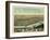 Guttenberg, Iowa - Panoramic Map-Lantern Press-Framed Art Print