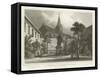 Guttenberg's Monument at Mayence-William Tombleson-Framed Stretched Canvas