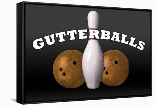 Gutterballs a Jackie Treehorn Production Movie Poster-null-Framed Stretched Canvas