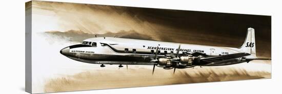 Guttorm Viking, a Scandinavian DC-7C-null-Stretched Canvas