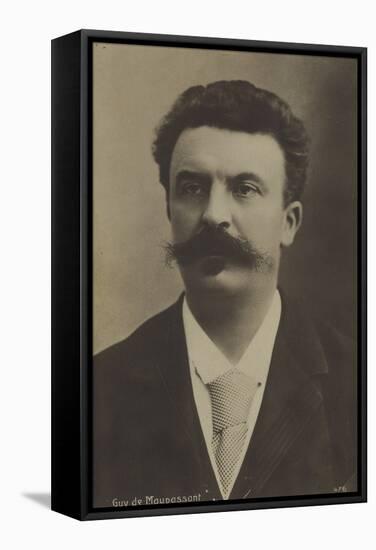 Guy De Maupassant, French Author-null-Framed Stretched Canvas
