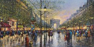 Paris Champs Elysees - Detail-Guy Dessapt-Framed Giclee Print
