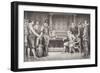 Guy Fawkes (1570-1606) Interrogated by James I (1566-1625) and His Council in the King's…-William Ralston-Framed Giclee Print
