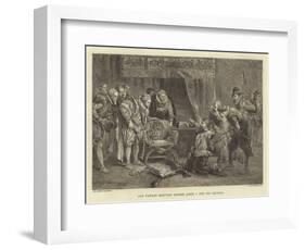 Guy Fawkes Brought before James I and His Council-Sir John Gilbert-Framed Giclee Print