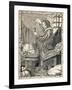 Guy Fawkes Preparing the Slow Match, 1902-Patten Wilson-Framed Giclee Print