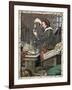 Guy Fawkes Preparing The Slow Match, 1902-Patten Wilson-Framed Giclee Print