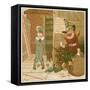 Guy Fawkes Reprimands Trespasser-Robert Dudley-Framed Stretched Canvas