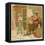 Guy Fawkes Reprimands Trespasser-Robert Dudley-Framed Stretched Canvas