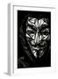 Guy Fawkes-Cristian Mielu-Framed Art Print