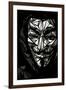 Guy Fawkes-Cristian Mielu-Framed Art Print