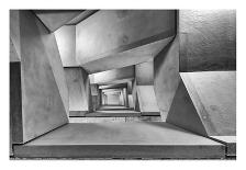 Downstairs-Guy Goetzinger-Framed Giclee Print