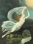 Echo Flying from Narcissus, 1795-98 (Oil on Canvas)-Guy Head-Framed Giclee Print