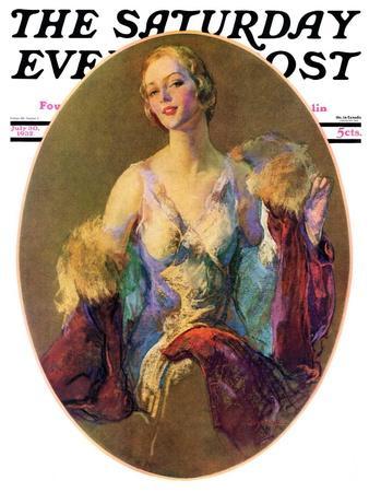 "Elegant Woman," Saturday Evening Post Cover, July 30, 1932