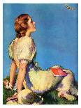 "Woman on Horseback,"September 17, 1932-Guy Hoff-Stretched Canvas