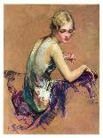 "Pastel Portrait," Saturday Evening Post Cover, January 24, 1931-Guy Hoff-Giclee Print