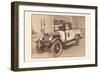 Guy Jackson Meat Truck-null-Framed Art Print