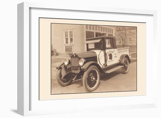 Guy Jackson Meat Truck-null-Framed Art Print