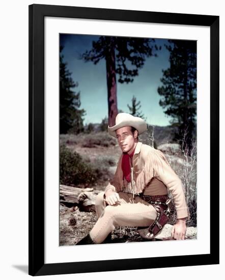 Guy Madison ADVENTURES OF WILD BILL HICKOK, 1958 TV (photo)-null-Framed Photo