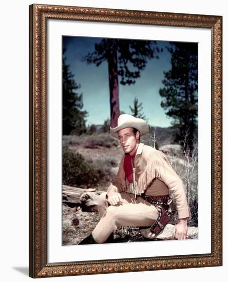 Guy Madison ADVENTURES OF WILD BILL HICKOK, 1958 TV (photo)-null-Framed Photo