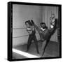 Guy Marchand During a Boxing Session-Roldes-Framed Stretched Canvas