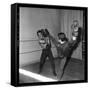 Guy Marchand During a Boxing Session-Roldes-Framed Stretched Canvas