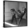 Guy Marchand During a Boxing Session-Roldes-Stretched Canvas