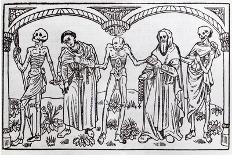 Death Taking the Bishop and the Nobleman, from the Danse Macabre, Published Paris, 1485-Guy Marchant-Laminated Giclee Print