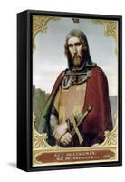 Guy of Lusignan, King of Jerusalem and Cyprus-François-Édouard Picot-Framed Stretched Canvas