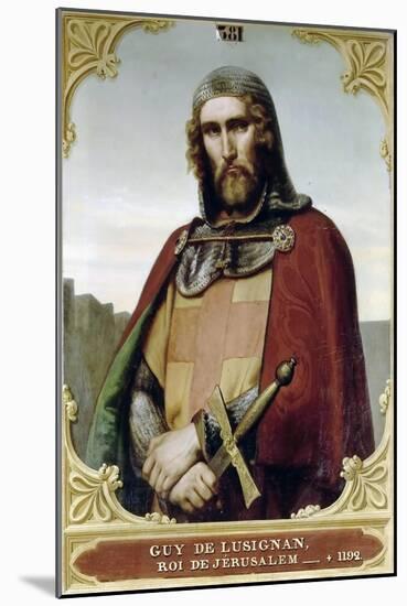 Guy of Lusignan, King of Jerusalem and Cyprus-François-Édouard Picot-Mounted Giclee Print