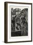 Guy's Tower and the Walls of Warwick Castle, UK, 19th Century-null-Framed Giclee Print
