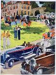 The Departure of an Automobile Rally, 1931-Guy Sabran-Giclee Print