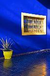 Detail of Blue House and Yellow Plant Pot in Majorelle Garden-Guy Thouvenin-Photographic Print