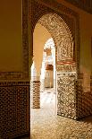 Architectural Detail of Traditional Zelliges and Frieze, Marrakesh, Morocco, North Africa, Africa-Guy Thouvenin-Photographic Print