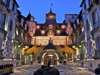 Normandy Barriere Hotel in the Evening, Deauville, Normandy, France-Guy Thouvenin-Photographic Print