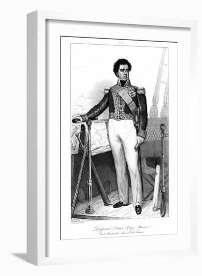 Guy-Victor Duperre (1775-184), French Admiral, 1839-Julien Leopold Boilly-Framed Giclee Print