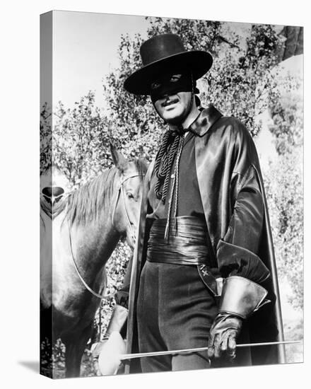Guy Williams - Zorro-null-Stretched Canvas