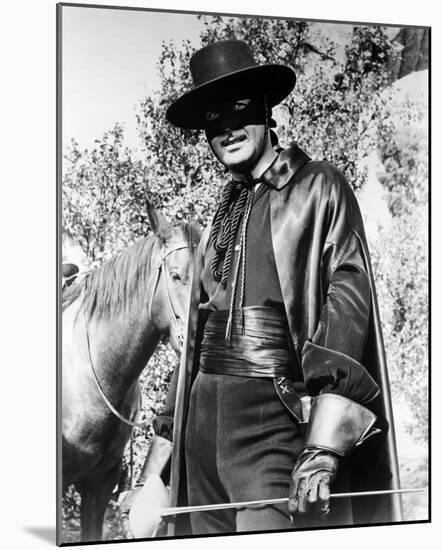 Guy Williams - Zorro-null-Mounted Photo