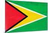 Guyana Flag Design with Wood Patterning - Flags of the World Series-Philippe Hugonnard-Mounted Art Print