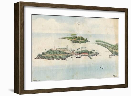 Guyana, Ile Du Diable-P Dujardin-Framed Art Print