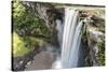 Guyana, Kaieteur Falls. View of Waterfall Flowing into Basin-Alida Latham-Stretched Canvas