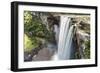 Guyana, Kaieteur Falls. View of Waterfall Flowing into Basin-Alida Latham-Framed Photographic Print