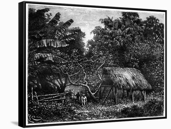 Guyana, South America, 19th Century-Edouard Riou-Framed Stretched Canvas